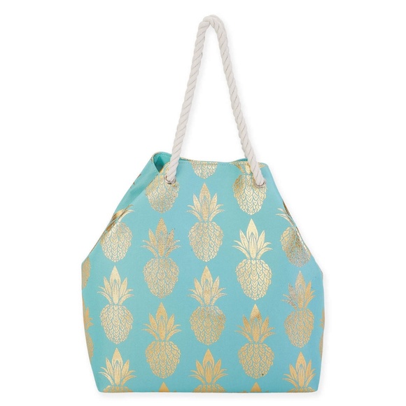 Sun N Sand Handbags - PRICE DROP!Aqua Blue Oversize Beach Tote